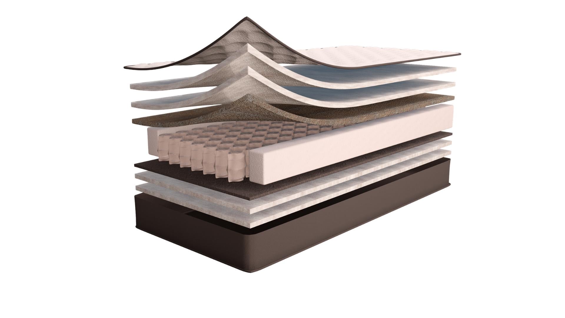 Матрас ортопедический двухсторонний Coazy Sleep Cacao 70х190 см (2601376-701901)