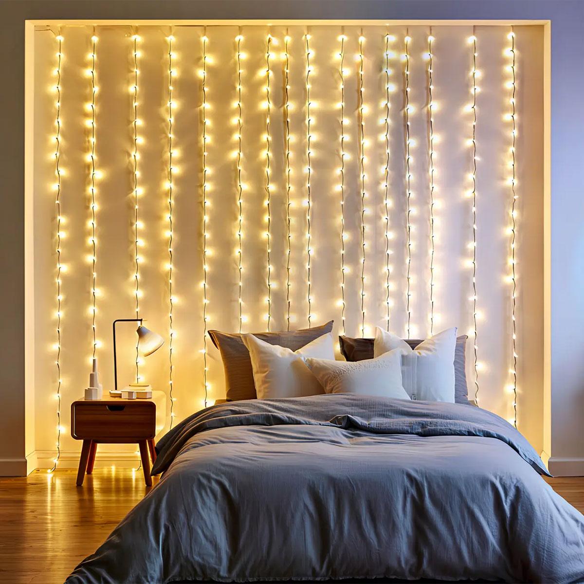 Гирлянда Штора 192 LED 3х3 м Желтый (ZWM33192LEDY)
