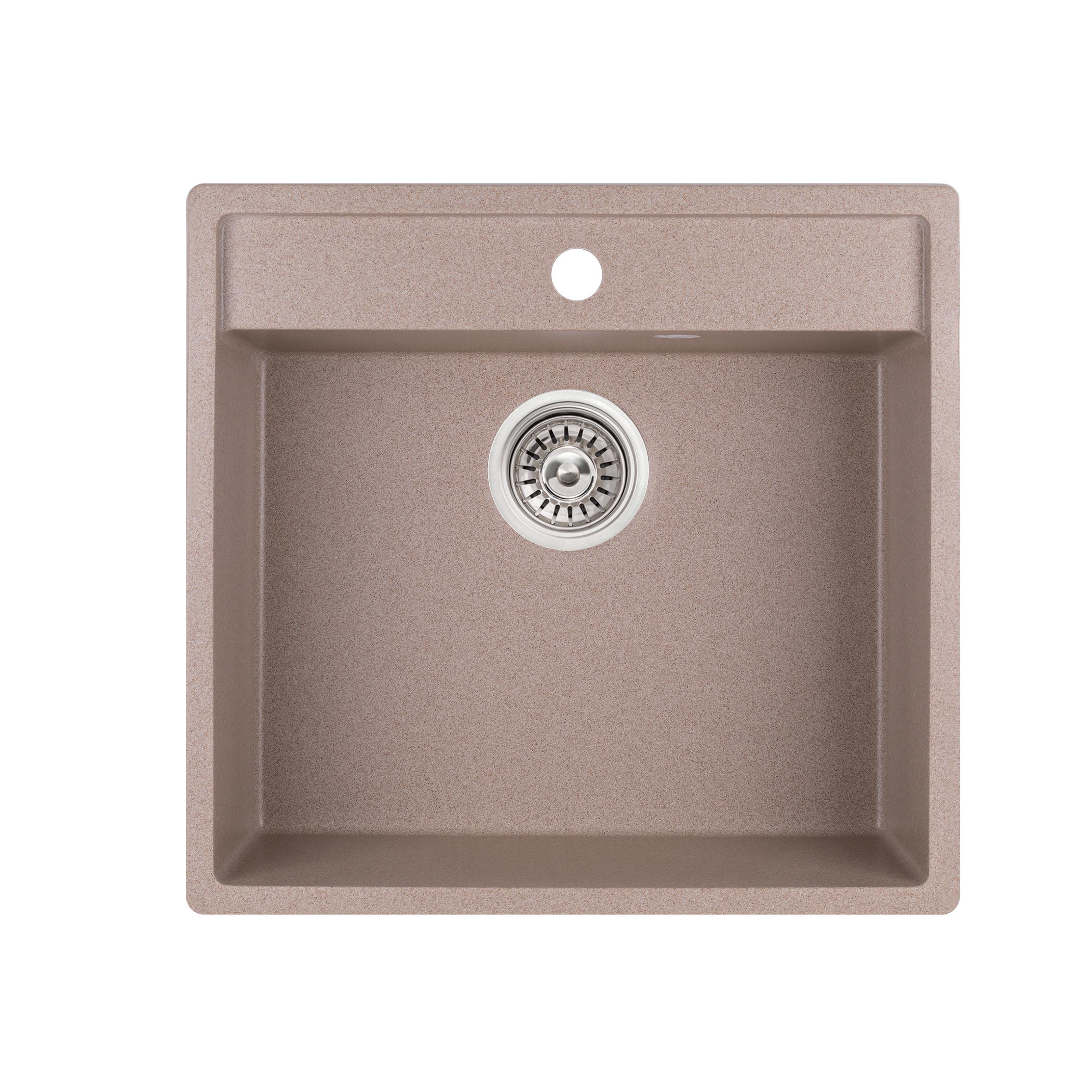 Кухонная мойка Q-tap CS 5250 Beige (QT5250BEI551)