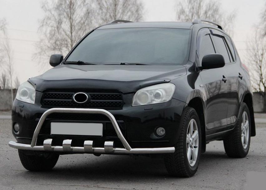 Кенгурятник WT-ST15 CAN для Toyota Rav 4 2006-2013 гг. нержавеющая сталь Хром
