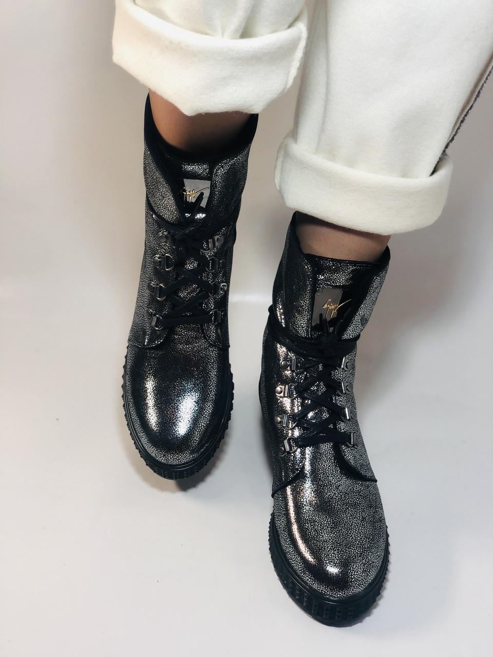 Ботинки женские зимние Trio р. 36 23.5 см Серебристый (2381) - фото 6