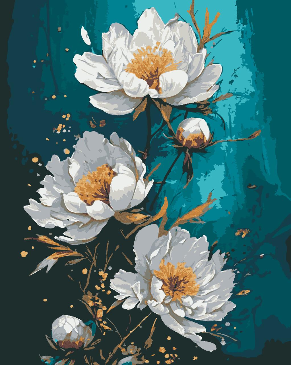 Картина по номерам Riviera Blanca Белые лепестки 40x50 см (RB-0999) Картина по номерам Riviera Blanca Белые лепестки 40x50 см (RB-0999)