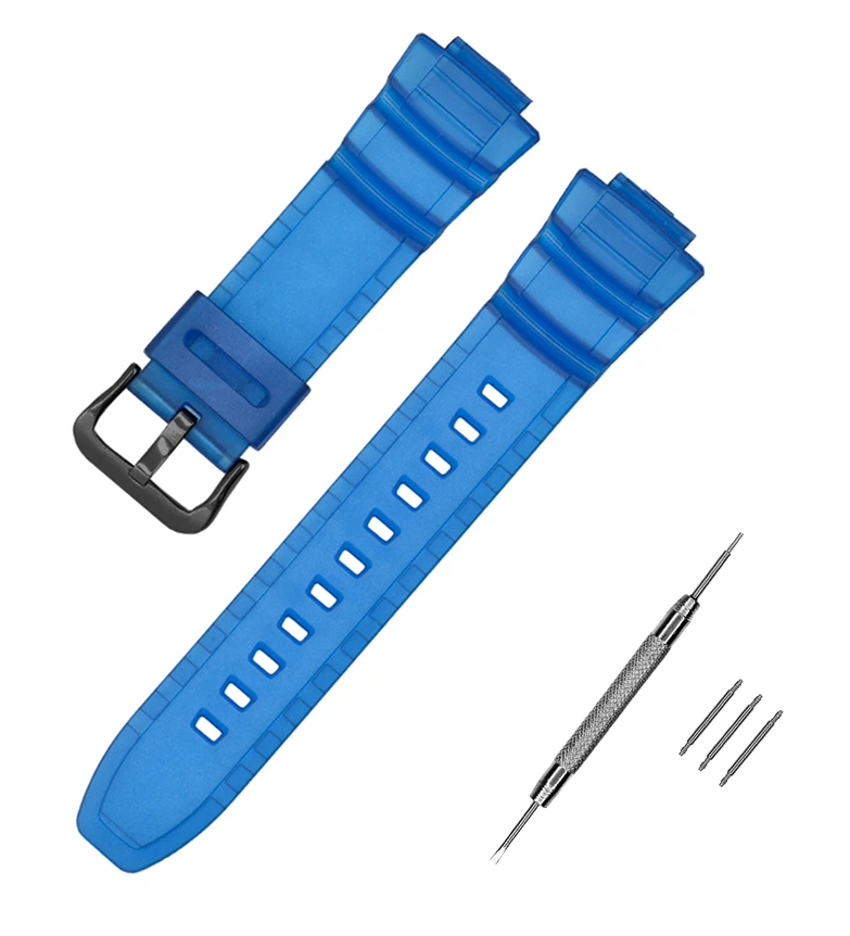 Ремінець для Casio AE-2100 Blue BK (4063)