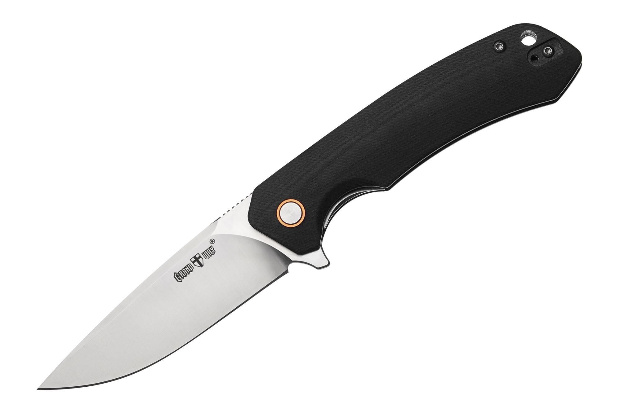 Нож складной Grand Way SG 146 на подшипнике с клинком из стали D2 Black