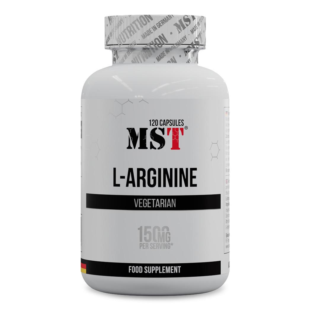 Аргинин MST L-Arginine 1500 120 капс. (23006-01)