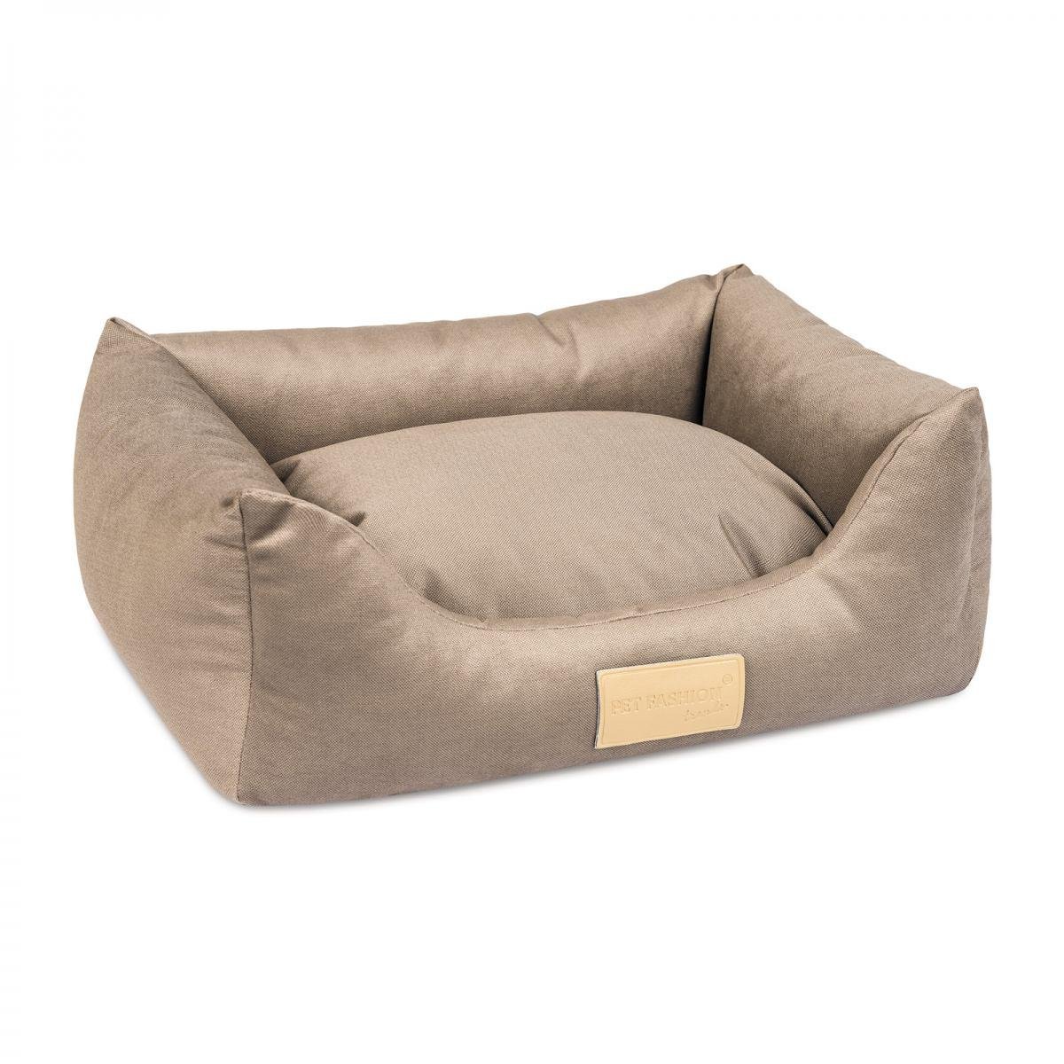 Лежак для собак Природа Molly 1 52х40х17 см Пісочний (PR242135)