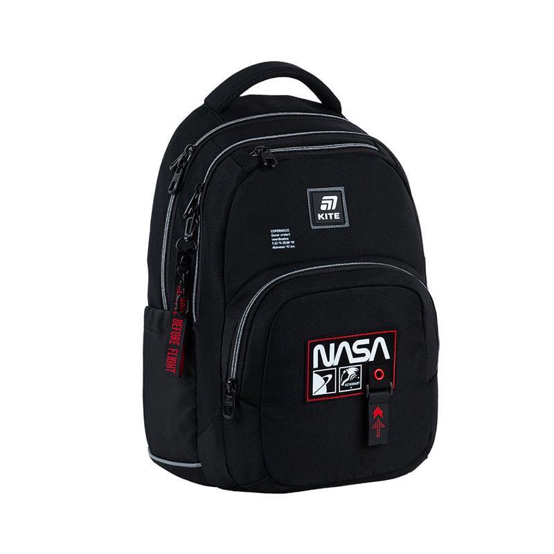 Рюкзак KITE Education teens NASA 44x31.5x14 см 26 л Черный (NS25-903L)