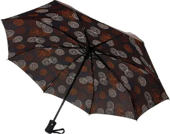Зонтик складной полуавтомат Springs 8 спиц купол 110 см Brown (30246) - фото 4 Зонтик складной полуавтомат Springs 8 спиц купол 110 см Brown (30246) - фото 4
