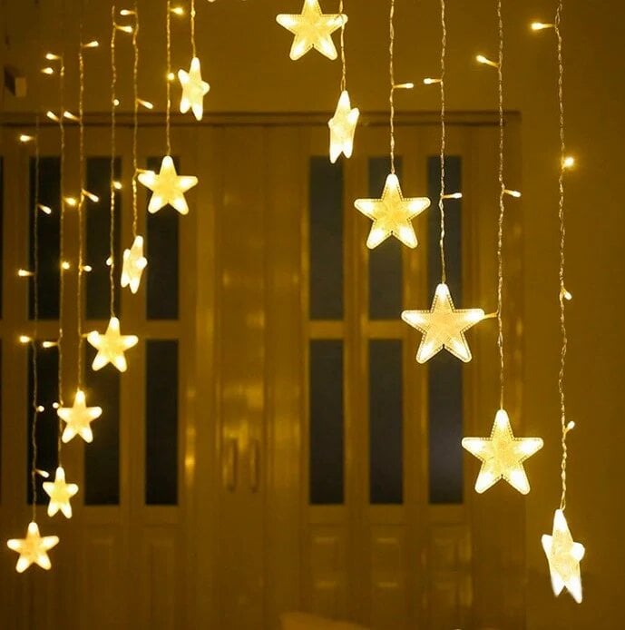 Гирлянда электрическая Chomik медный провод 3 м теплый белый 136 LED (5900779880030)