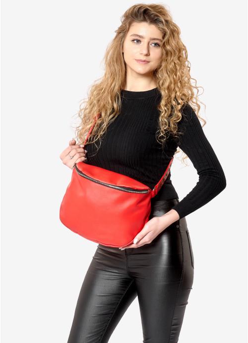 Женская сумка кросс-боди Sambag из экокожи Красный (9940251020)