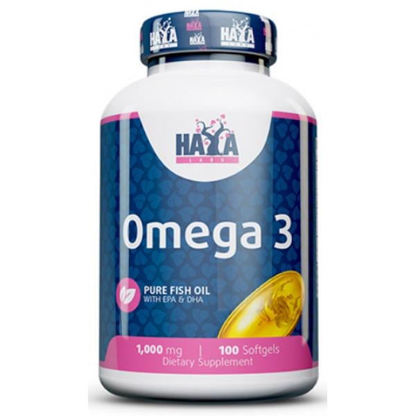 Омега 3 Haya Labs Omega 3 1000 mg 100 Softgels