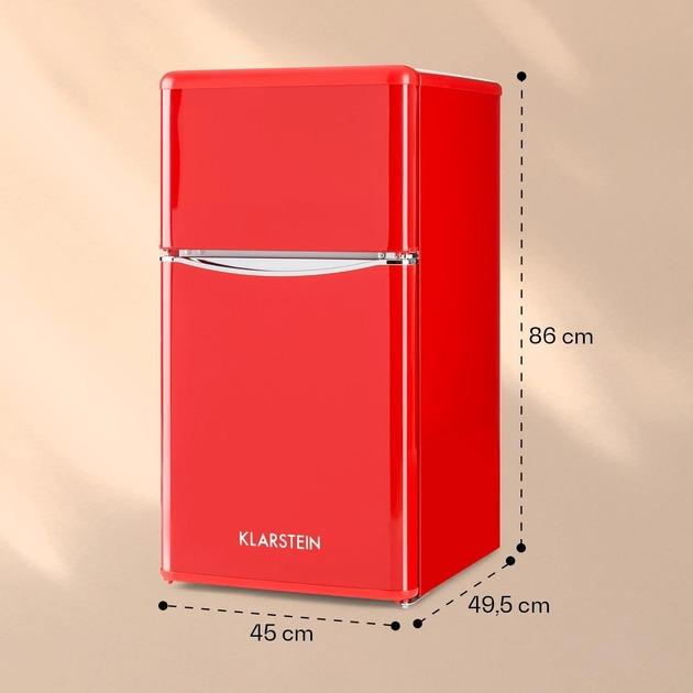 Холодильник-морозильник Klarstein Monroe Red (10029332) - фото 6