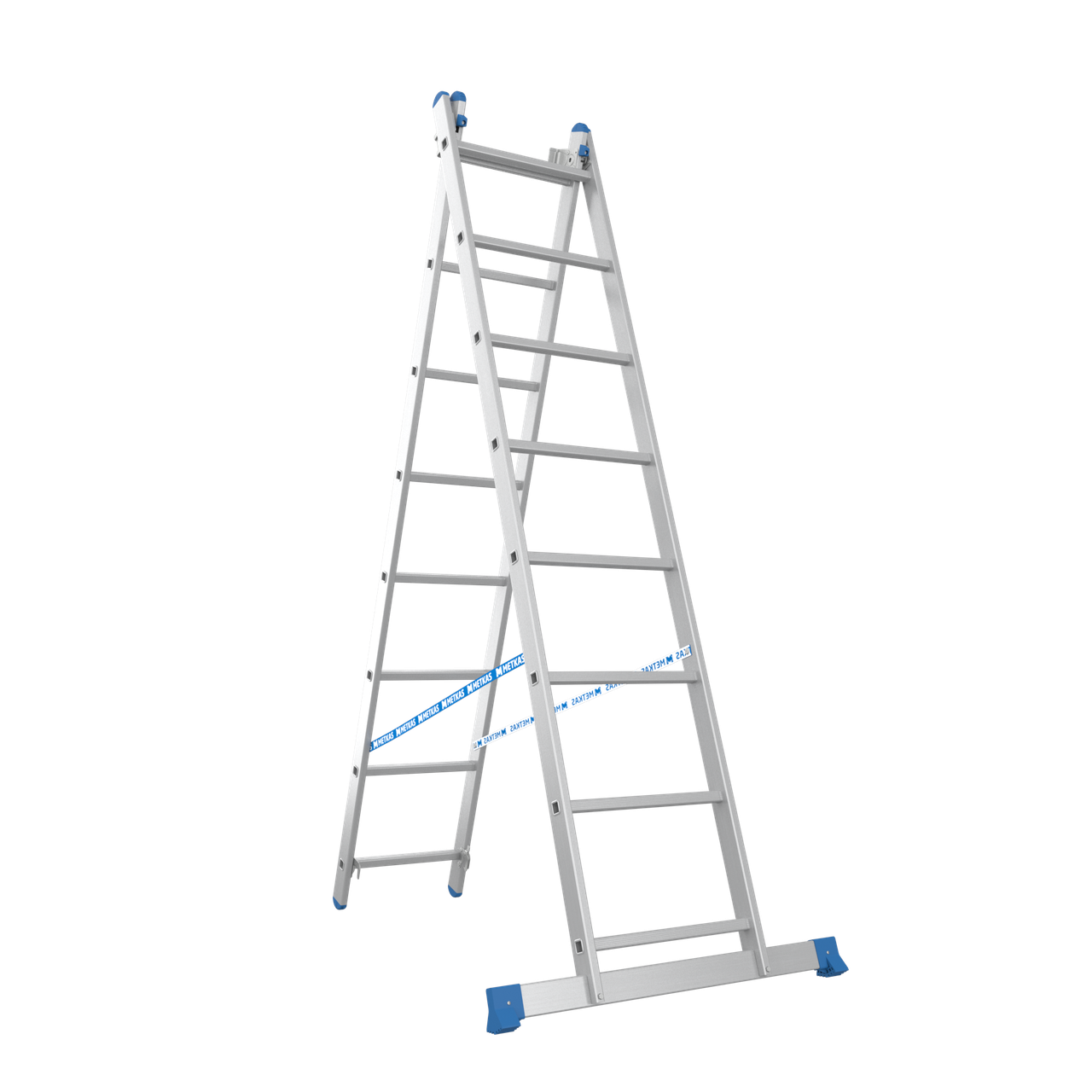 Драбина-стрем'янка алюмінієва Skladcom 3х8 трисекційна 4,43 м - фото 2 Драбина-стрем'янка алюмінієва Skladcom 3х8 трисекційна 4,43 м - фото 2