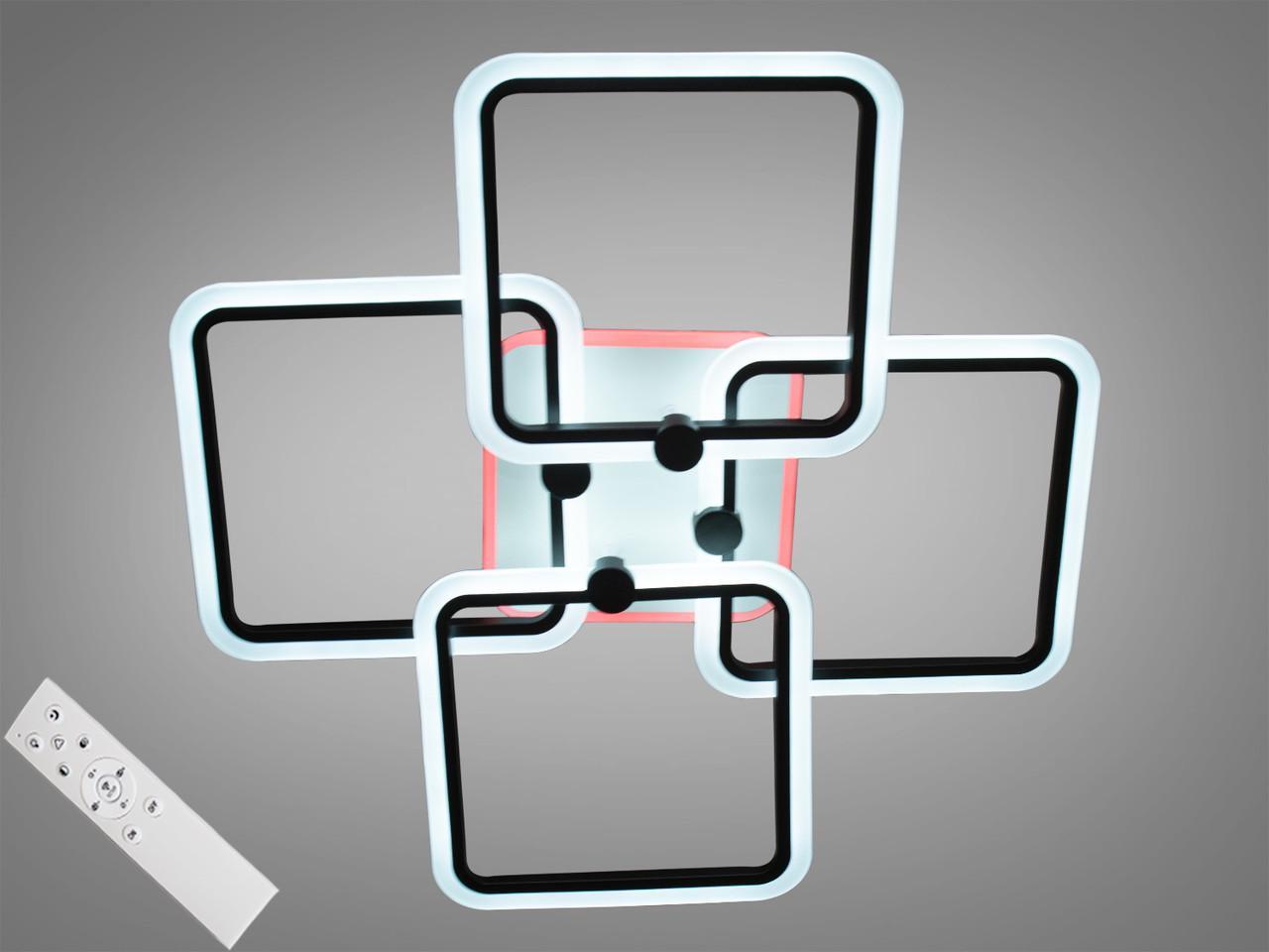 Люстра потолочная с димером LED MX2503/4L BK 3col dim (2437599242)