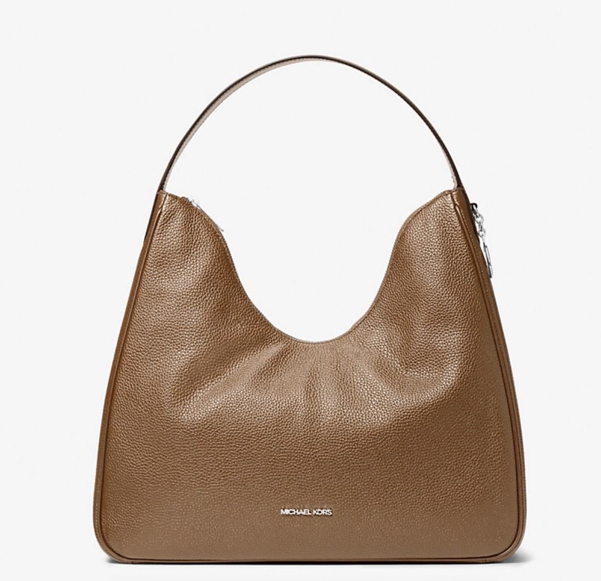 Сумка на плече Michael Kors Nayla Medium Pebbled Leather Hobo Shoulder Bag (35F5G4XT3L)