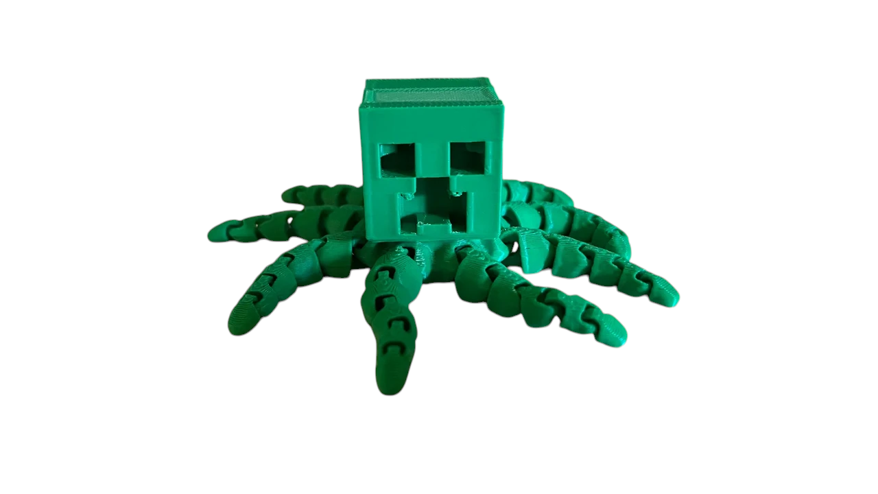 Игрушка-фигурка Creeper Octopus 10 см