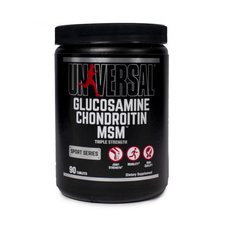 Комплекс для суставов и связок Universal Glucosamine Chondroitin MSM Sport Series 90 капс. (18542-01)