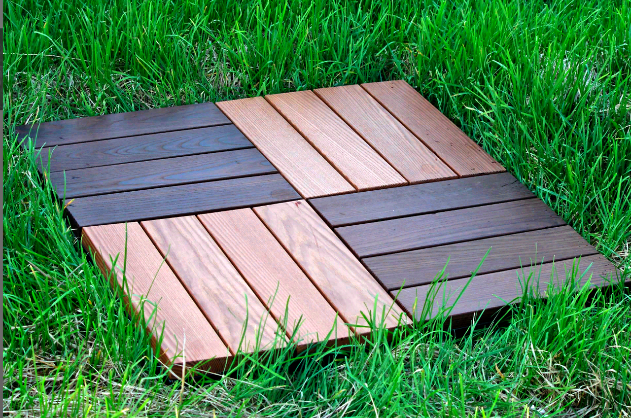 Дорожка садовая из дерева Бисен Венге/Мускат (ДОЖ-00021207)