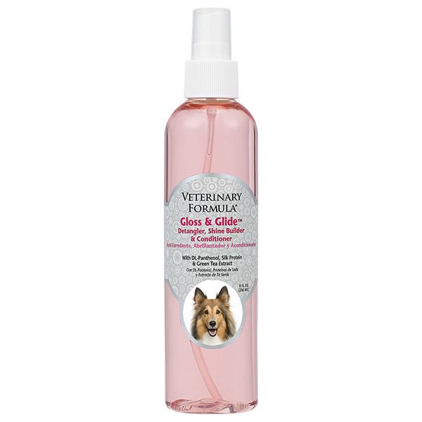 Кондиционер для собак и котов Veterinary Formula Gloss&Glide Conditioner от колтунов антистатик 236 мл (00155)