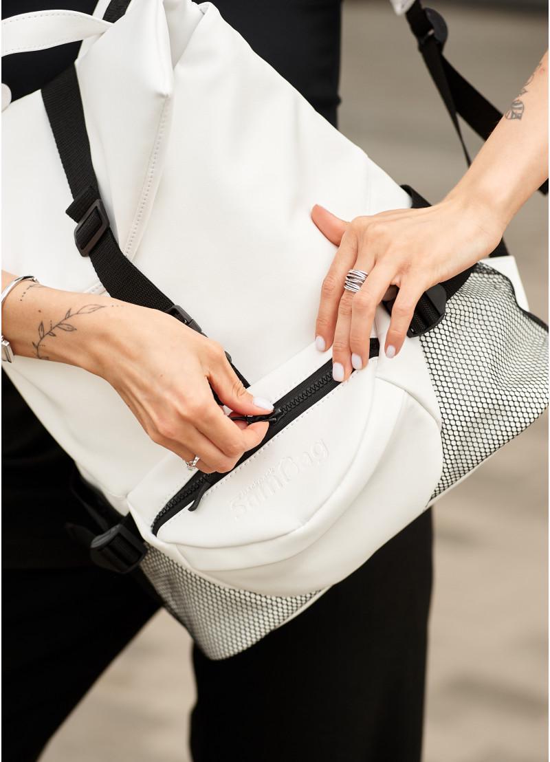 Рюкзак женский Sambag Rene Double 37х31х14 см Белый (27151008r) - фото 7