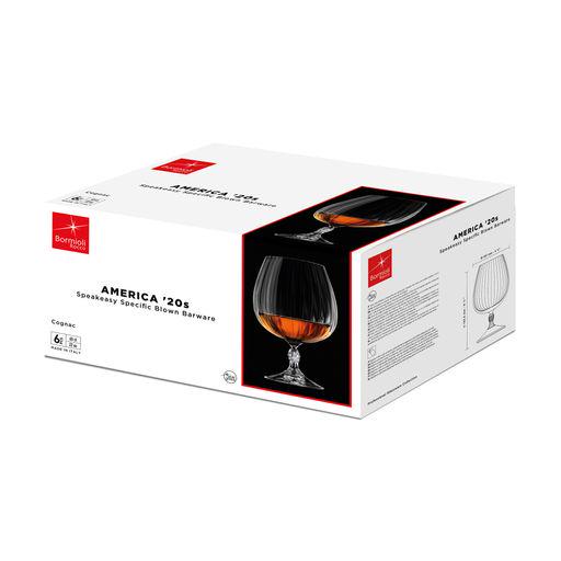 Набор бокалов для коньяка Bormioli Rocco America'20s 650 мл 6 шт. (122147BB9021990) - фото 2 Набор бокалов для коньяка Bormioli Rocco America'20s 650 мл 6 шт. (122147BB9021990) - фото 2