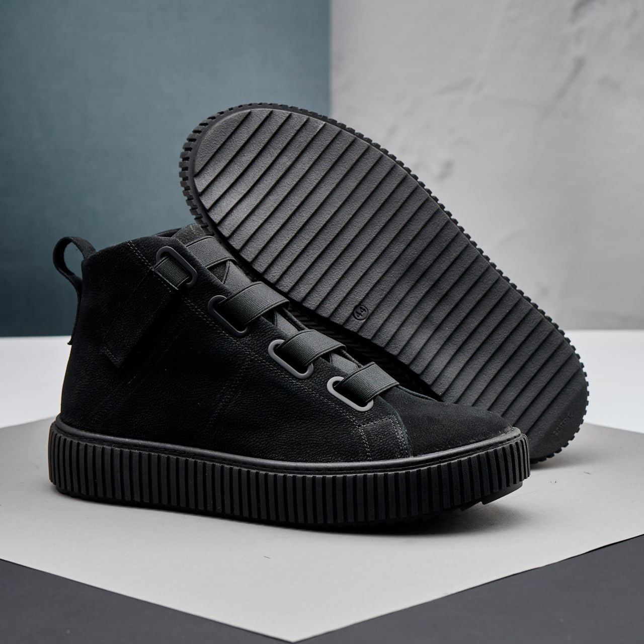 Ботинки мужские зимние из нубука Gross р. 44 29 см Черный (30164213) - фото 3 Ботинки мужские зимние из нубука Gross р. 44 29 см Черный (30164213) - фото 3