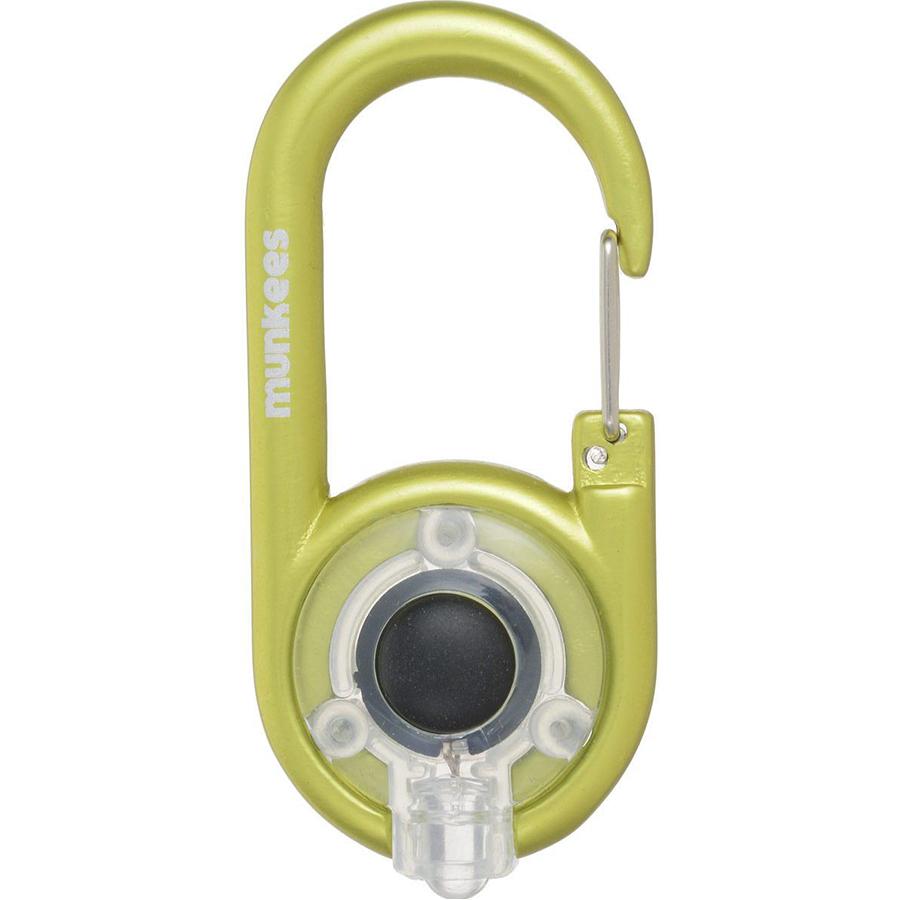 Брелок-фонарик Munkees Carabiner LED Green (58326)