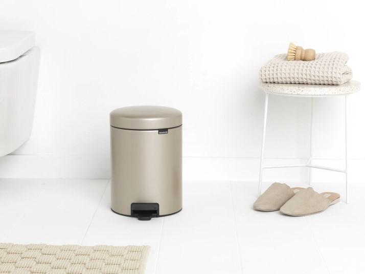 Бак для сміття Brabantia Pedal Bin NewIcon 5 л Бежевий (304422) - фото 6