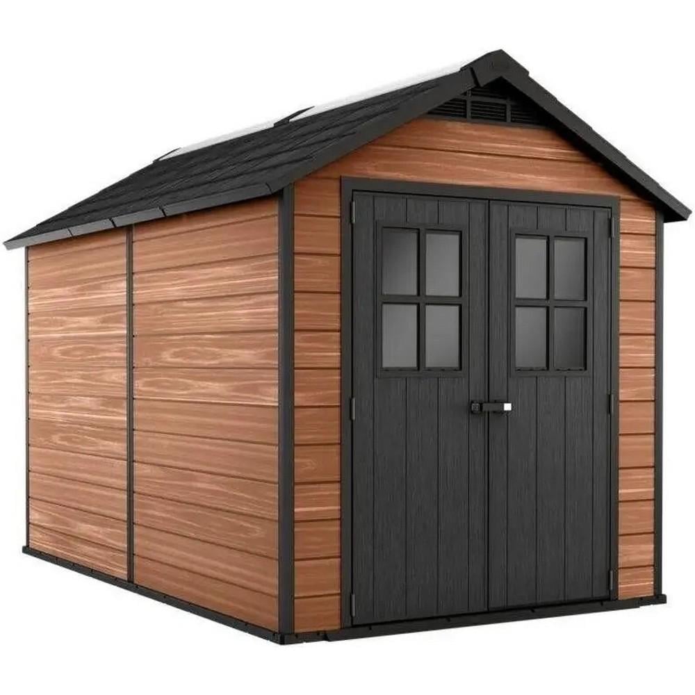 Будиночок садовий Keter Newton 7511 228х350 см Коричневий (246945)