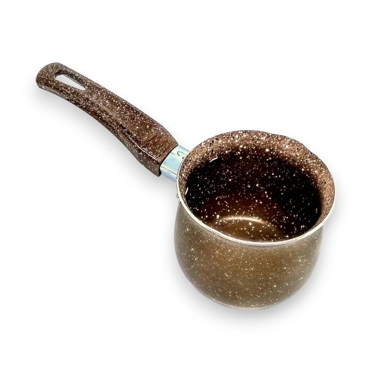 Турка A-Plus СВ0260 з мармуровим покриттям 9х8 см Коричневий (201596-09)