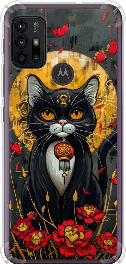 Чехол на Motorola Moto G10 China Cat (6134sp-2319-42517)