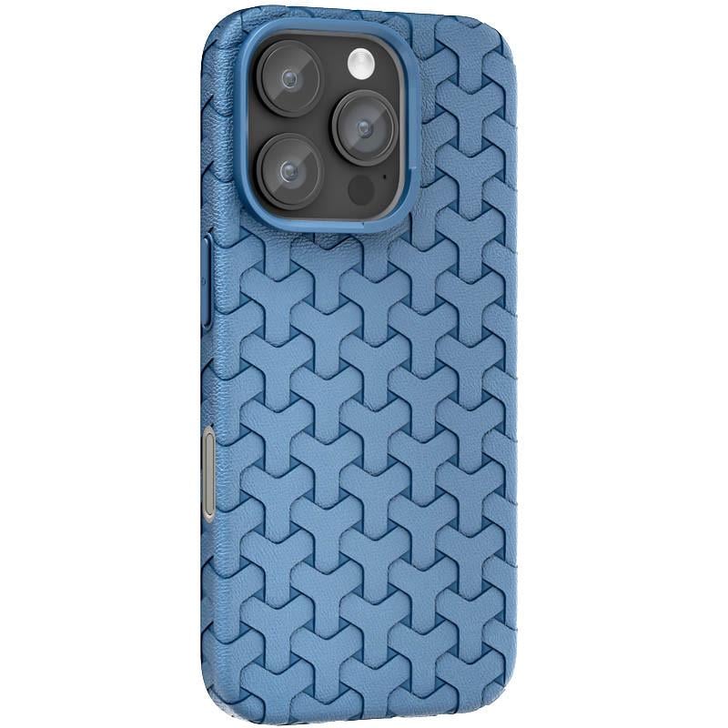 Противоударный чехол TPU Weaving для Apple iPhone  16 Pro Max (6.9") Blue