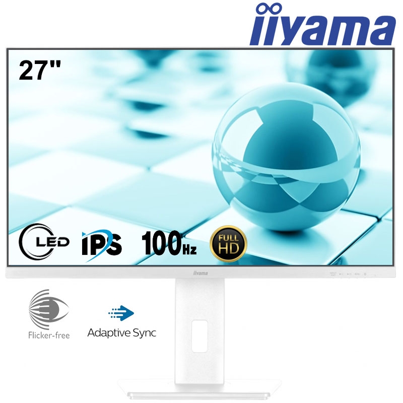 Монитор Iiyama XUB2797HSN-W2 безрамочный IPS 1920x1080 Full HD 27" (tf6930) - фото 5 Монитор Iiyama XUB2797HSN-W2 безрамочный IPS 1920x1080 Full HD 27" (tf6930) - фото 5