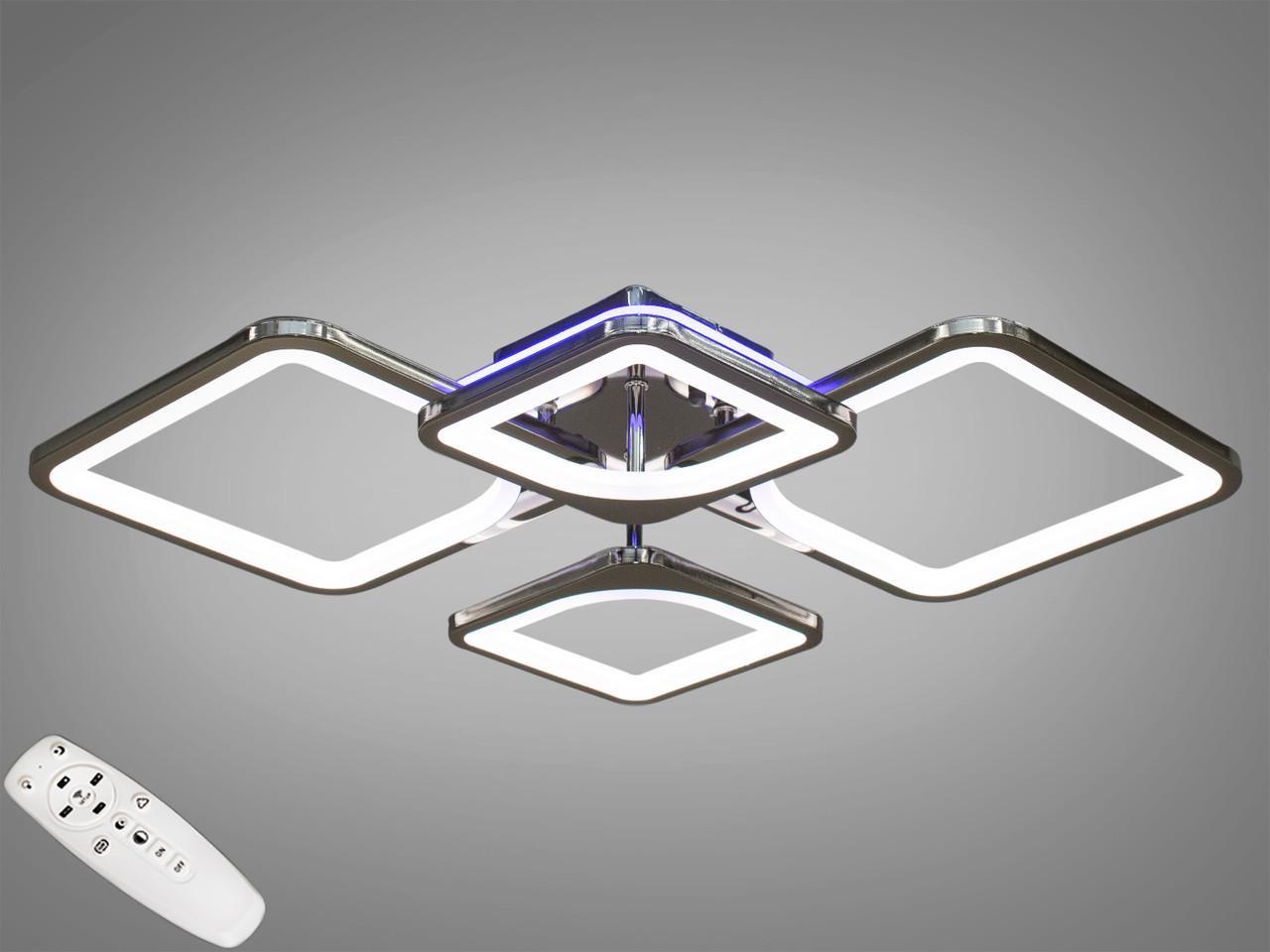 Люстра потолочная с димером LED 8060/2+2BHR 3col dim (2437593329)