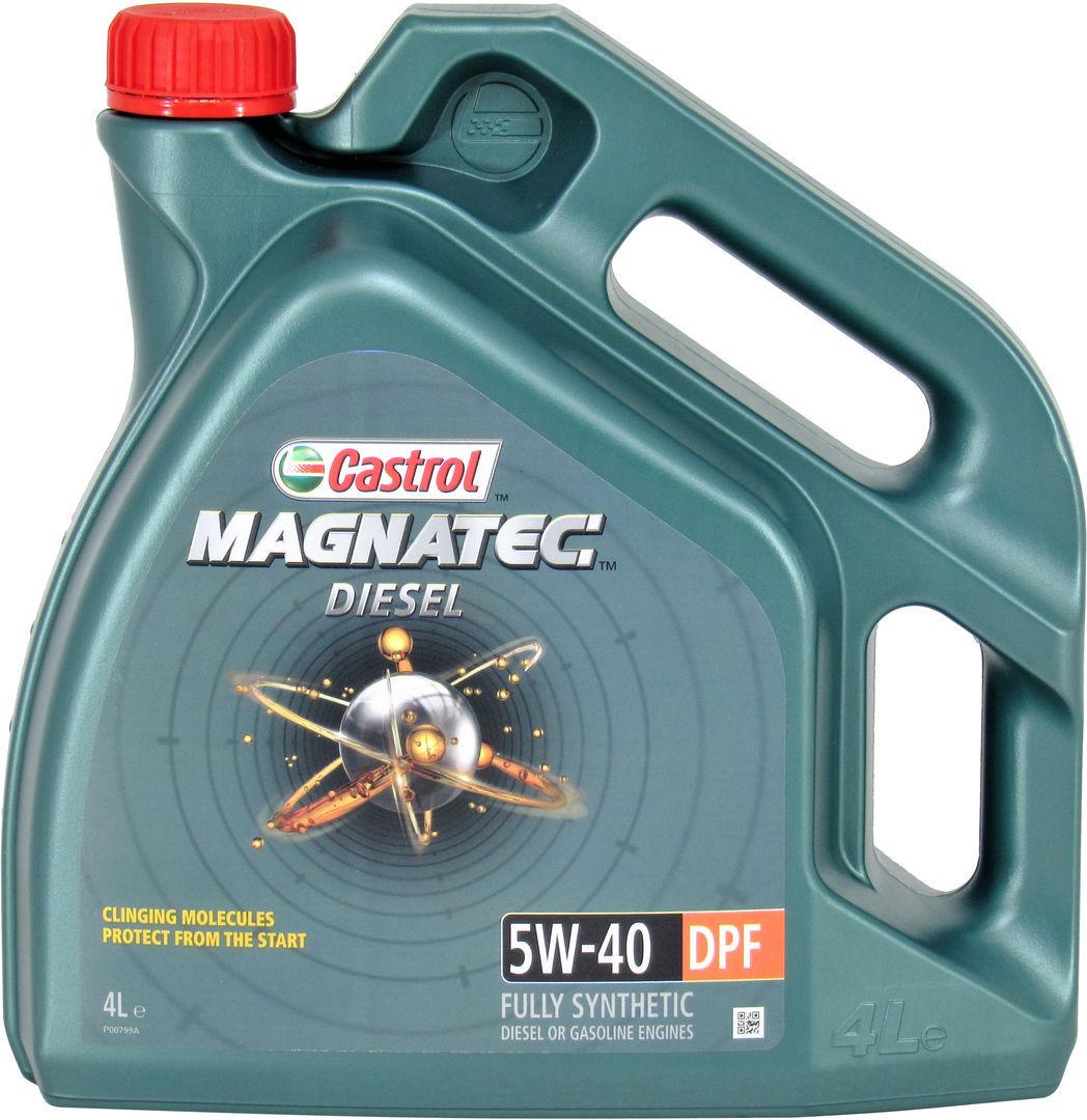 Моторне мастило Castrol Magnatec Diesel Dpf Rb-md5dpf-4x4l дизель 5W-40 4 л (1400300)