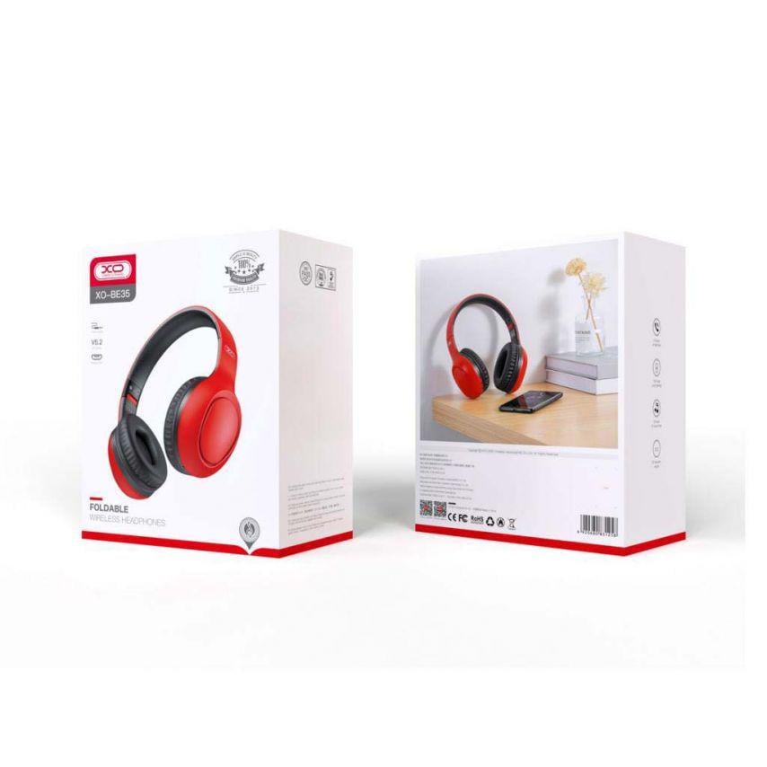 Наушники Bluetooth XO BE35 Красный - фото 2 Наушники Bluetooth XO BE35 Красный - фото 2