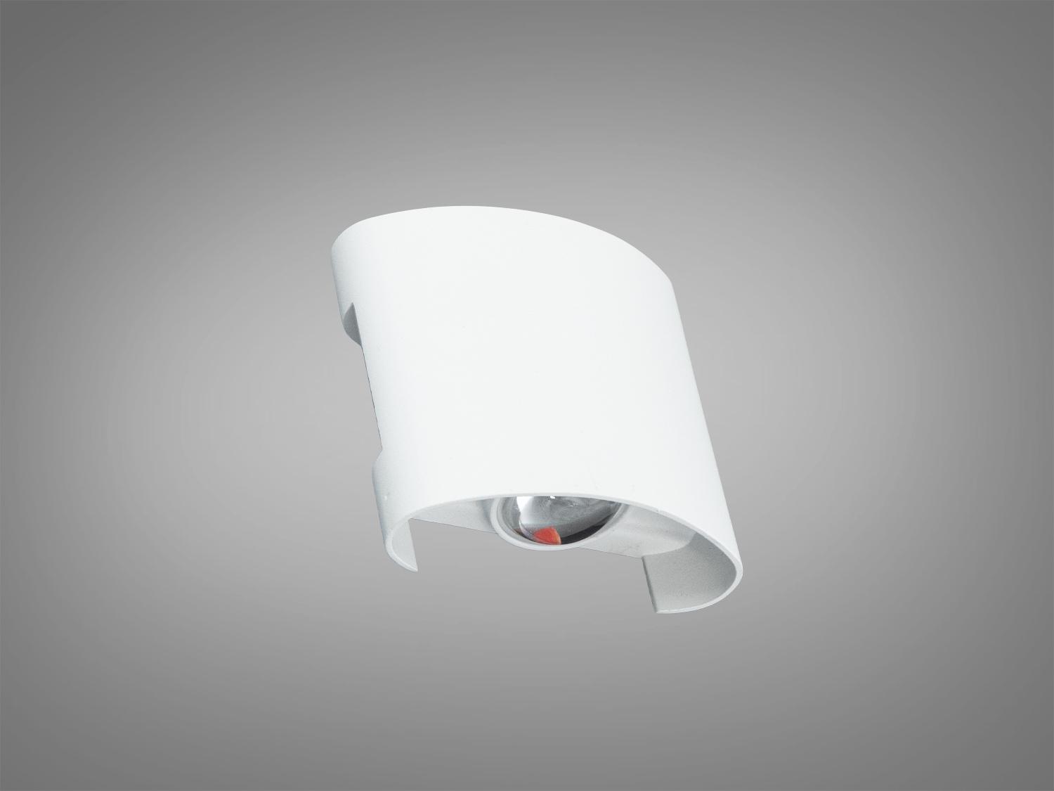 Светильник фасадный LED 2 луча 2 W Белый (DFB-3201WH)