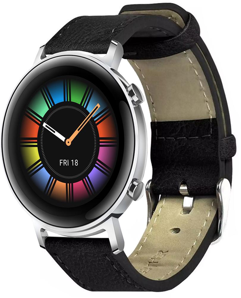 Ремешок кожаный Classico Retro для Huawei Watch GT 2 42 мм (20604)