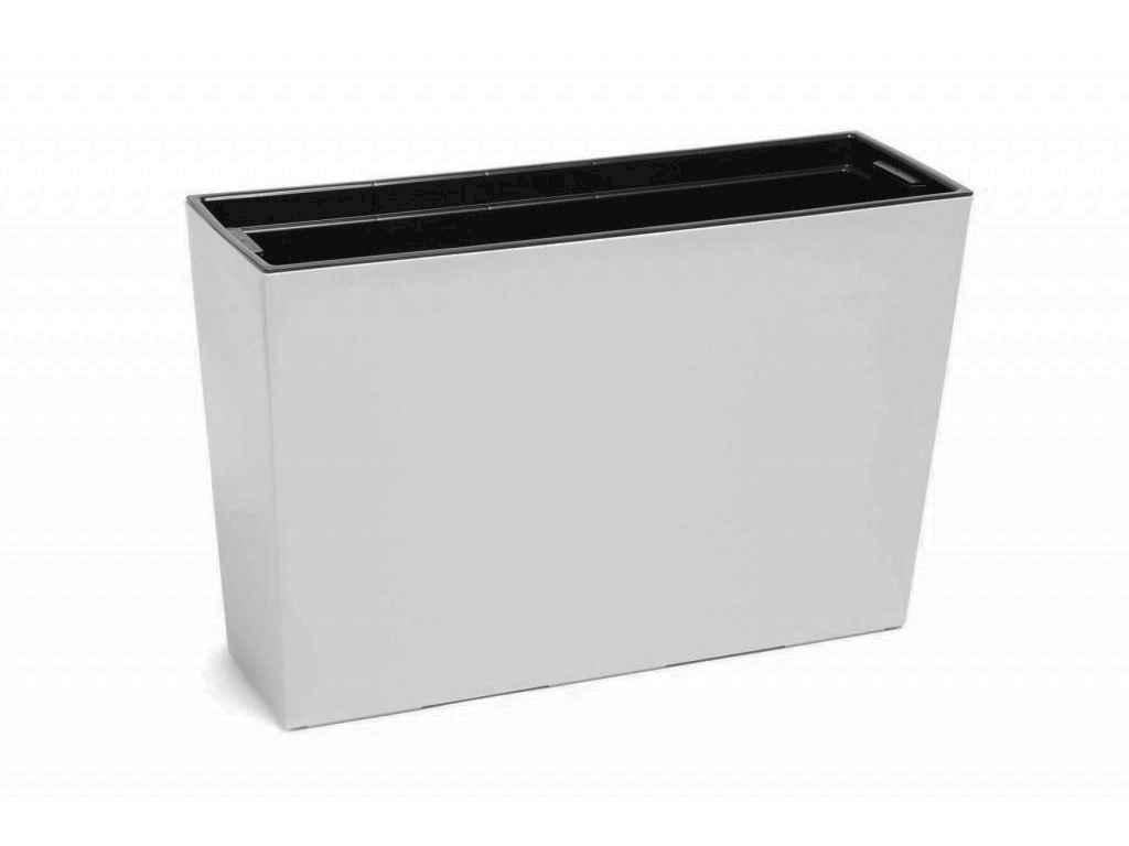 Горшок для цветов Lamela 12 л 190x560 мм 564 Вербена 27 с вкладом Серый (965995)