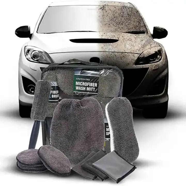 Набір для ручного миття автомобіля мікрофібра (QY-055) - фото 6 Набір для ручного миття автомобіля мікрофібра (QY-055) - фото 6