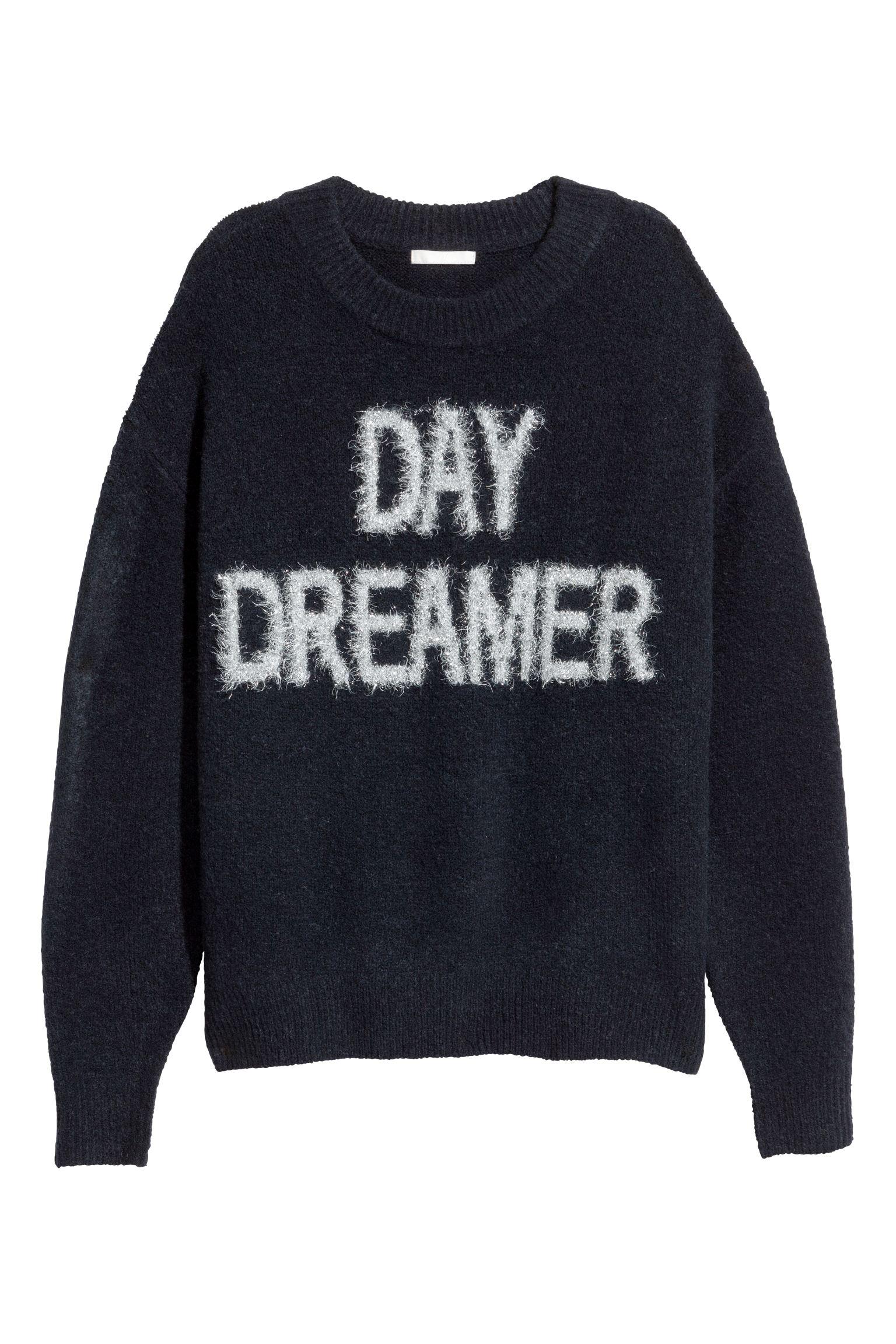 Джемпер H&M S Темно-синий (12105681636)