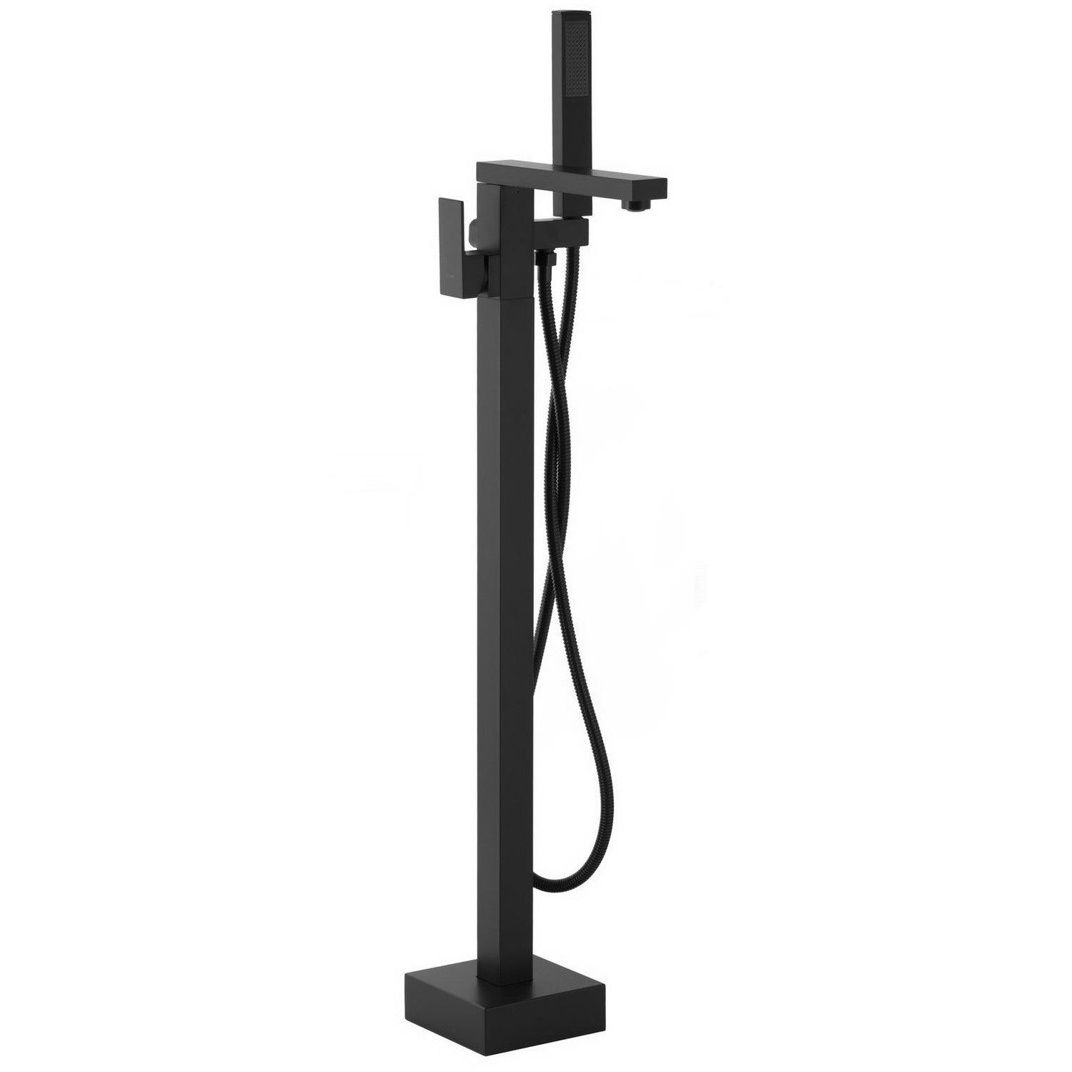 Смеситель для ванны Corsan ANGO CMB3020BL reac-00000000025 напольный Черный (165026)