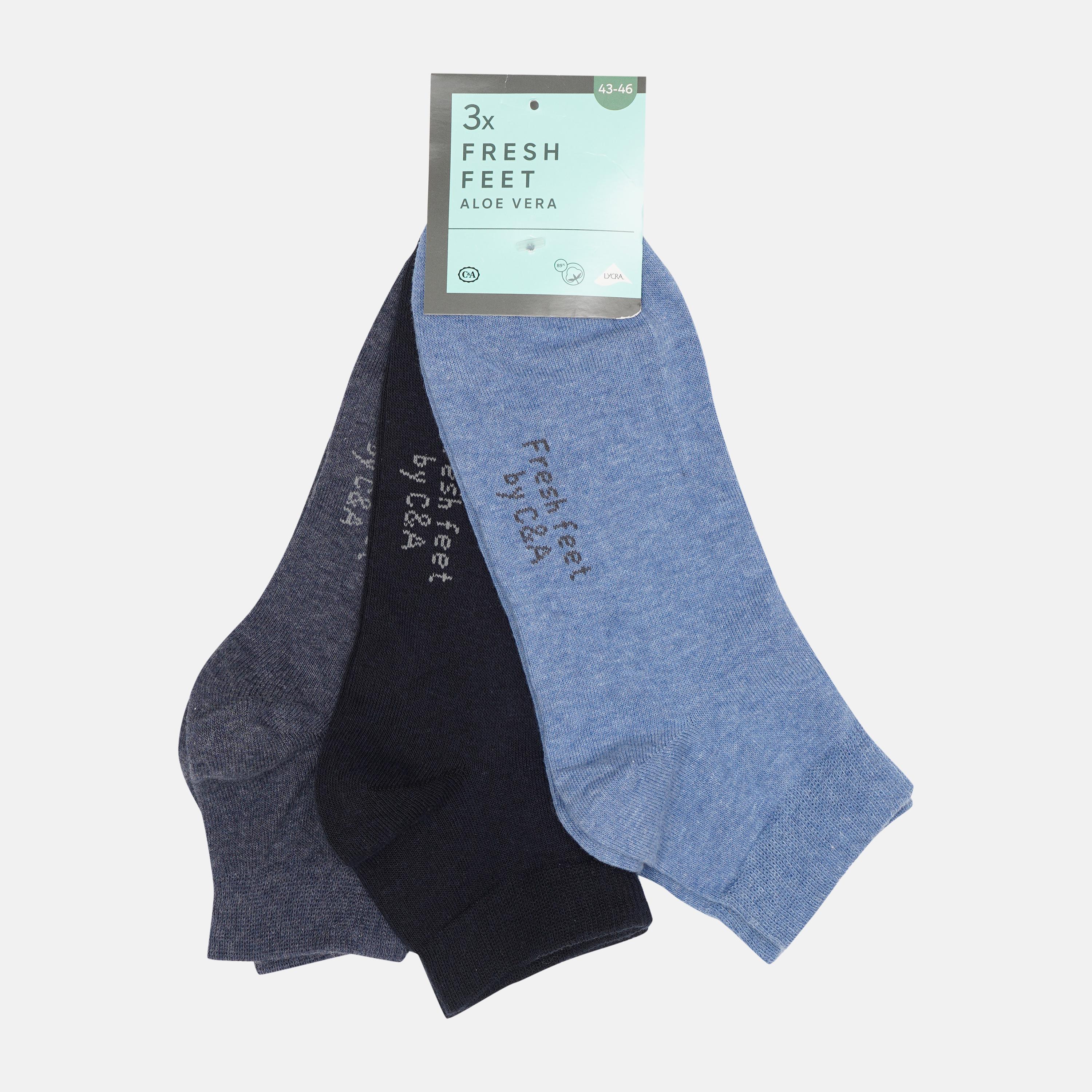 Шкарпетки C&A 3 пари р. 43-46 Синій (9531279840640)