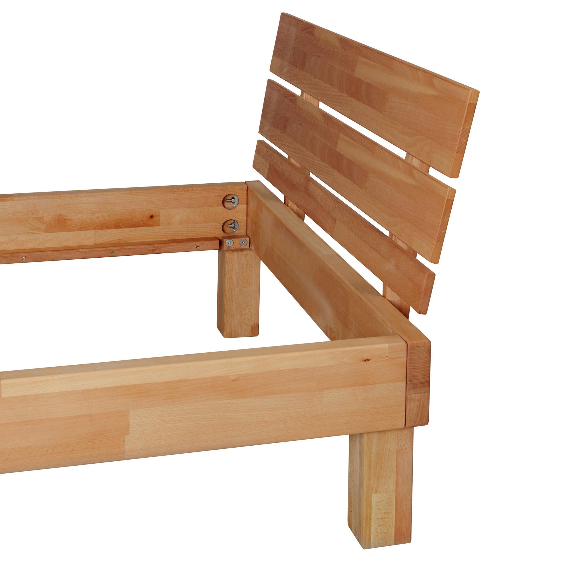 Ліжко Valeta 2,0 з ламелями 2000x2000x780 мм з буку - фото 3 Ліжко Valeta 2,0 з ламелями 2000x2000x780 мм з буку - фото 3