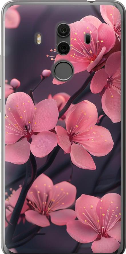 Чехол на Huawei Mate 10 Pro Пурпурная сакура (6075t-1138-42517)