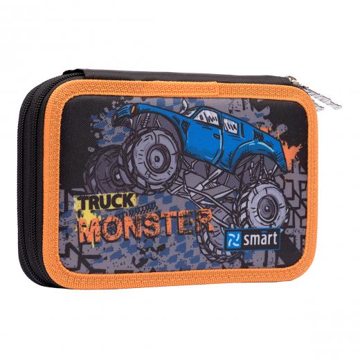 Пенал твердий Smart подвійний HP-01 Monster Truck Чорний (532578)