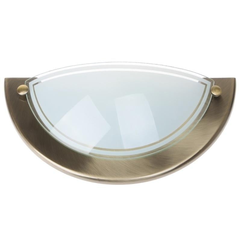 Бра настенное накладное в ванную половинка Brille PK-051/1P AB 181479