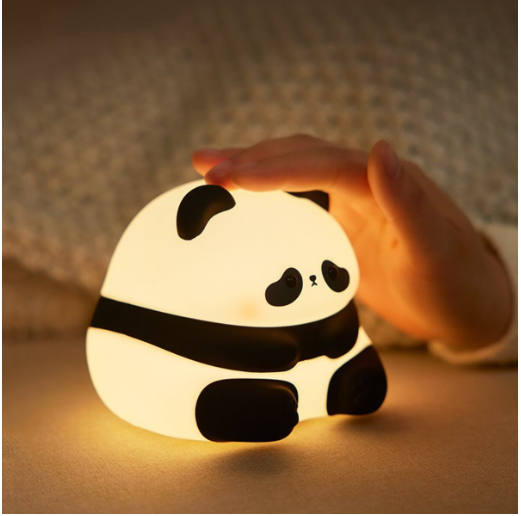 Нічник cвітлодіодний Valeso Панда товстунчик силіконовий бездротовий (K1160) - фото 6 Нічник cвітлодіодний Valeso Панда товстунчик силіконовий бездротовий (K1160) - фото 6