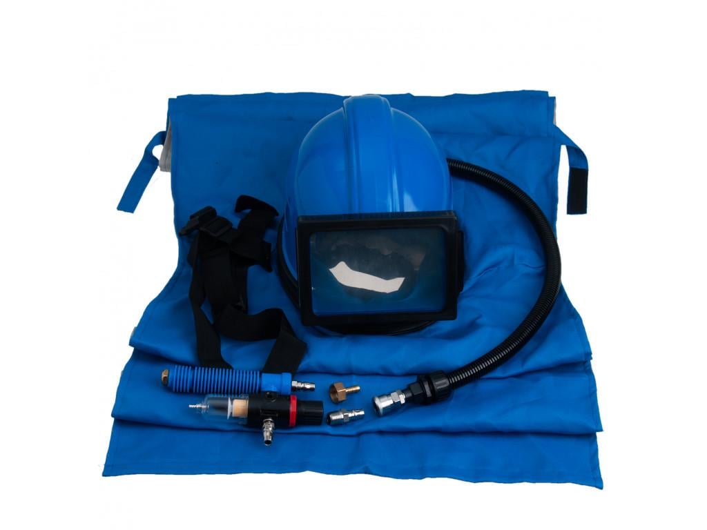 Шлем пескоструйный с регулятором подачи воздуха (P-1803)