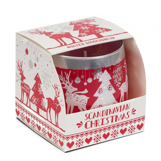 Свеча ароматическая Flora Scandinavian Christmas Winter Gingerbread (28795)